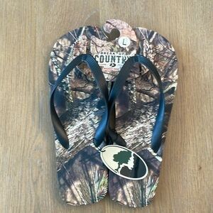 Mossy Oak Break -Up Country Flip Flops Men New NWT